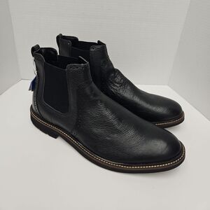 Nunn Bush Black Leather Ankle Boots